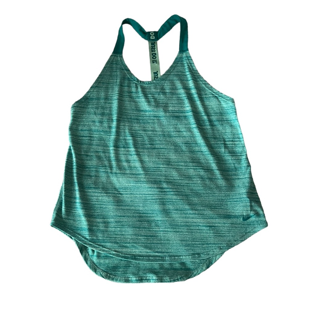 Nike Elastika Teal Athletic Tank